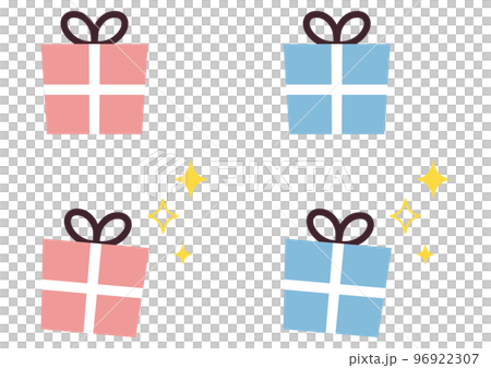 柔和的顏色 2 色組 ~ 禮物圖標 96922307