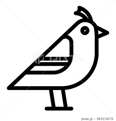 Quail farm icon. Outline quail farm vector icon for web design isolated on white background 96923879