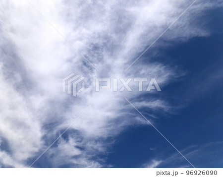 Blue piece of sky with clouds, texture Blue piece of sky with clouds, texture 96926090