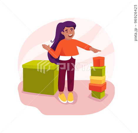 Comparing and counting objects isolated cartoon vector illustration. Comparing and counting objects isolated cartoon vector illustration. 96926425