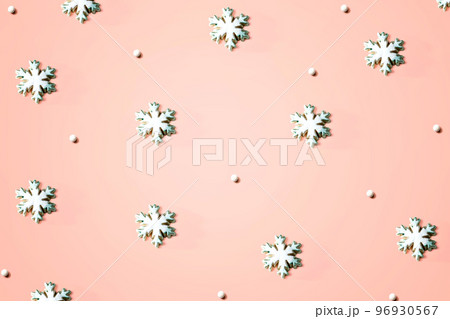 Christmas snowflake pattern 96930567
