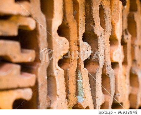 Orange roof tiles. 96933948