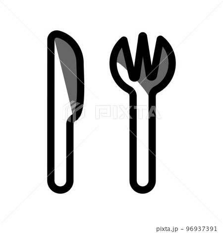 Illustration Vector graphic of fork icon designのイラスト素材 [96937391] - PIXTA