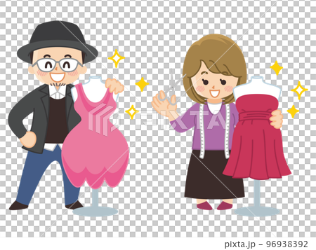 ファッションデザイナーの男女 スタイリスト ファッションデザイナーの男女 スタイリスト 96938392