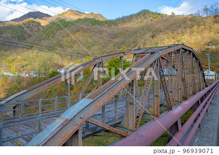 古河橋　足尾銅山　産業遺産　日光市足尾町　　 96939071