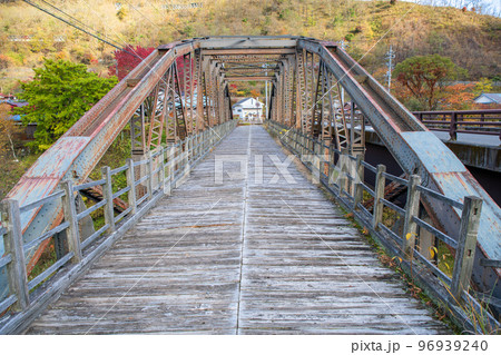 古河橋　足尾銅山　産業遺産　日光市足尾町　　 96939240