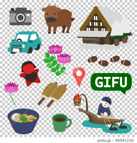 岐阜圖標沒有線 岐阜圖標沒有線 96942220