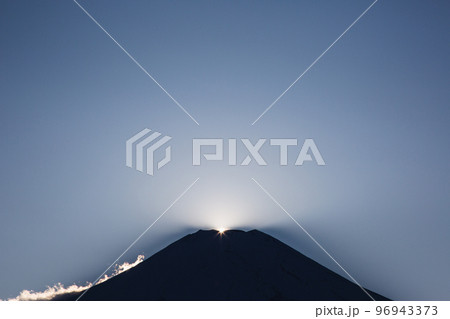 ダイヤモンド富士 96943373