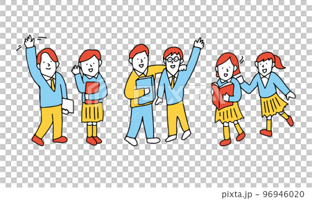 中高生のクラスメイトの集まり 中高生のクラスメイトの集まり 96946020