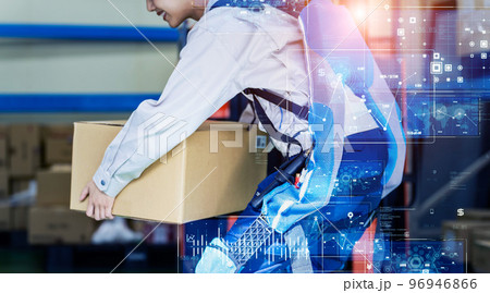 パワーアシストスーツとテクノロジー パワーアシストスーツとテクノロジー 96946866