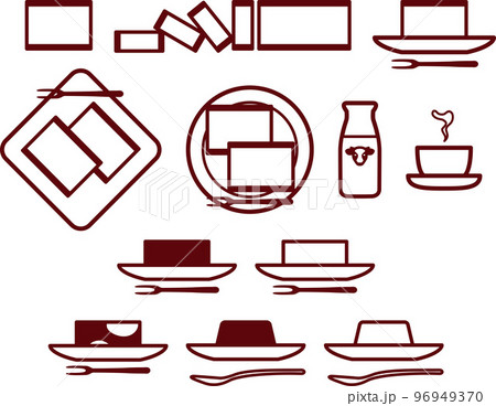 カステラと羊羹L 96949370