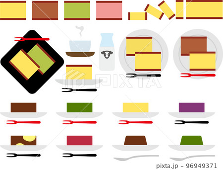 カステラと羊羹P 96949371