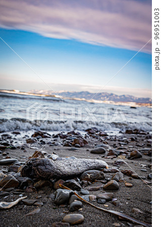 北海道の冬の海岸 北海道の冬の海岸 96951003