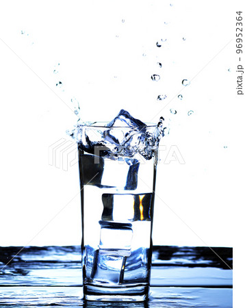 The image of pouring drinking water, into a glass, 96952364