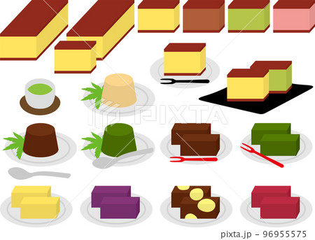 カステラと羊羹斜P 96955575