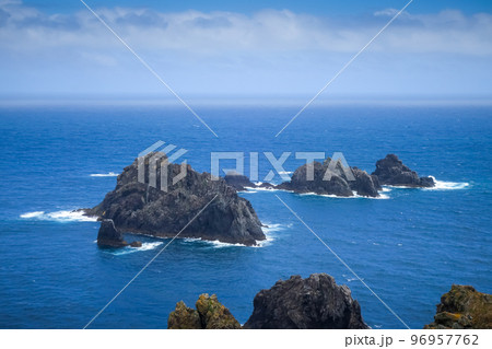Cape Ortegal cliffs and atlantic ocean, Galicia, Spain 96957762