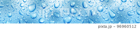 Banner of water drops Banner of water drops 96960512