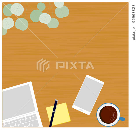 デスクワークをイメージした背景 96963328