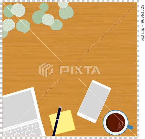 デスクワークをイメージした背景 96963328