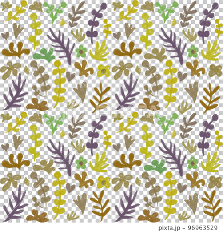 Floral seamless pattern, seaweed repeat pattern, textured background illustration, seaweed textile Floral seamless pattern, seaweed repeat pattern, textured background illustration, seaweed textile 96963529