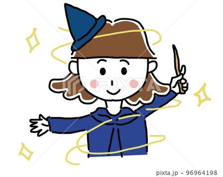 魔法使い 三頭身 魔法をかける 華やかでかわいい 魔法使い 三頭身 魔法をかける 華やかでかわいい 96964198