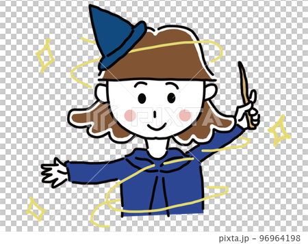 魔法使い 三頭身 魔法をかける 華やかでかわいい 魔法使い 三頭身 魔法をかける 華やかでかわいい 96964198