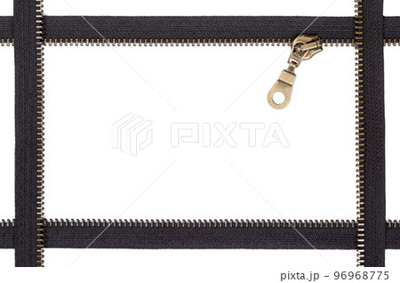 Zipper frame with zip lock 96968775