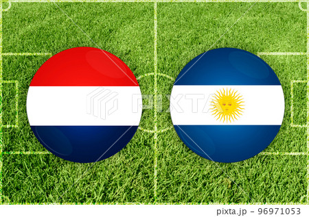 Netherlands vs Argentina football match Netherlands vs Argentina football match 96971053