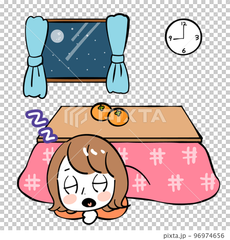 Female kotatsu sleep at night Female kotatsu sleep at night 96974656