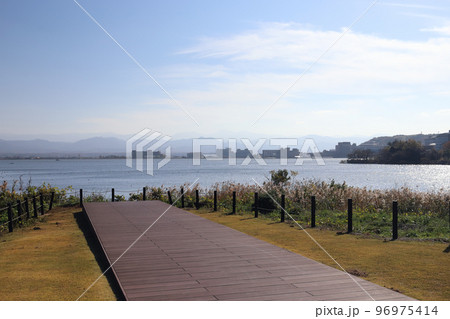 白山眺望広場(石川県 加賀市 柴山潟) 白山眺望広場(石川県 加賀市 柴山潟) 96975414