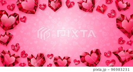 Background of hearts Background of hearts 96983231