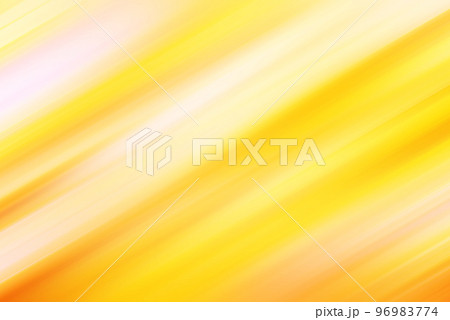 背景素材_黄色_イエロー_斜め線_ストライプ模様_抽象_掠れ_ボケ 96983774