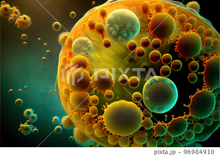 Colony of staphylococcus aureus bacteria 96984910