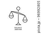 Psychotherapy and psychology line icon set. Simple 96992805