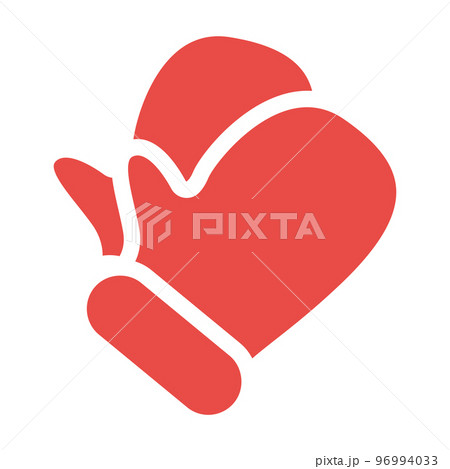 Isolated christmas winter gloves sketch icon Vector Isolated christmas winter gloves sketch icon Vector 96994033