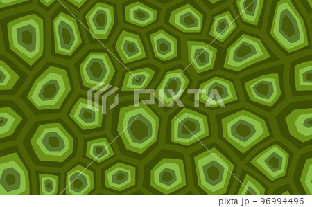 Abstract modern turtle shell seamless pattern. Animals trendy background. Grren decorative vector illustration for print, fabric, textile. Modern ornament of stylized skin Abstract modern turtle shell seamless pattern. Animals trendy background. Grren decorative vector illustration for print, fabric, textile. Modern ornament of stylized skin 96994496