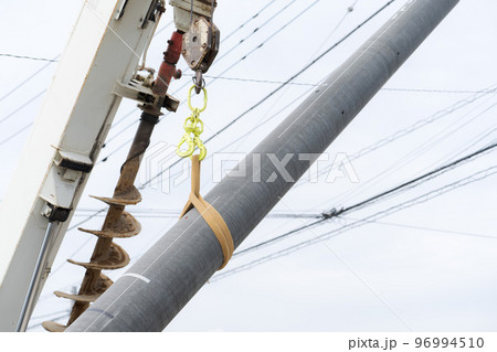 電柱の移設工事 96994510