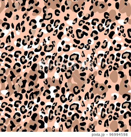 Abstract modern leopard seamless pattern. Animals trendy background. Color decorative vector stock illustration for print, card, postcard, fabric, textile. Modern ornament of stylized skin 96994598