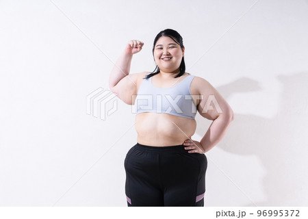 太った女性のポートレート 太った女性のポートレート 96995372