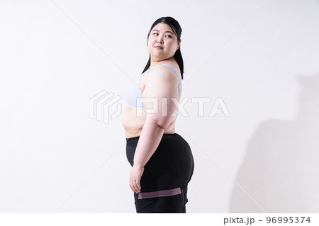 太った女性のポートレート 太った女性のポートレート 96995374