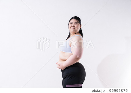 太った女性のポートレート 太った女性のポートレート 96995376