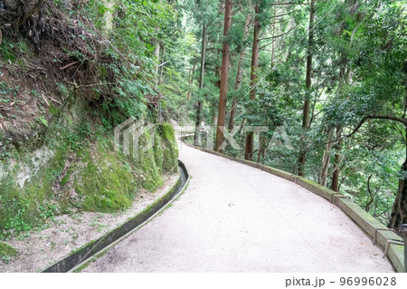 【近畿三十六不動霊場】第二十六番　千日回峰行者が通う無動寺の参道2　滋賀県大津市 96996028