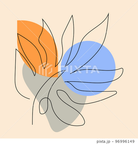 Leaf Lines logo design, Background Icons Artwork Artwork Colors pAstel 96996149