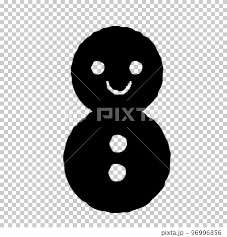 Snow icon Simple illustration of a snowman Snow icon Simple illustration of a snowman 96996856