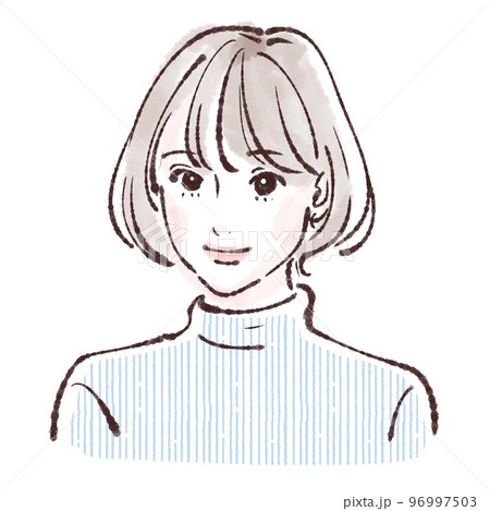 女性のイラスト素材 女性のイラスト素材 96997503
