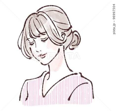女性のイラスト素材 96997504