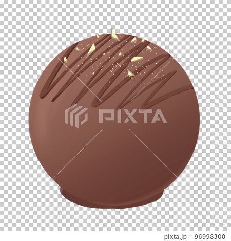 かわいいトリュフチョコレートミルクチョコ 96998300