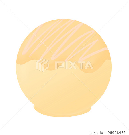 かわいいトリュフチョコレートホワイトチョコ 96998475