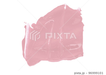 Shiny pink brush isolated on white background. Pastel colors. Shiny pink brush isolated on white background. Pastel colors. 96999101