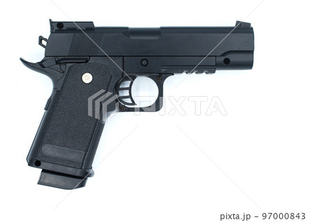 Air gun on isolated background. Air gun on isolated background. 97000843